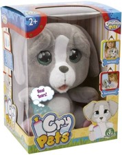 Cry Pets Single Puppy Dog Soft Toy Eyes Fill With Tears  I Cry Emotion Pets NEW