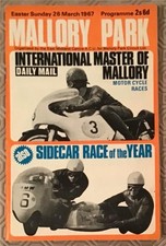 MALLORY PARK 26 Mar 1967 INTL MOTOR CYCLE & SIDECAR RACES Official Programme