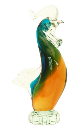 Murano art glass cockerel - art,