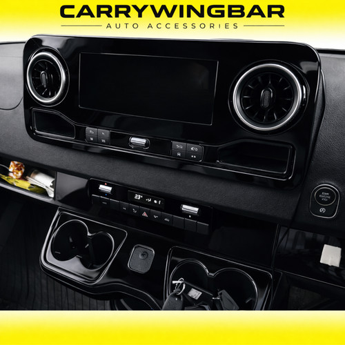 Piano black look - trim, kit
