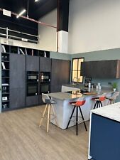 Ex-Display Hacker Comet Graphite/Grey Kitchen- Silestone Quartz Worktop Included