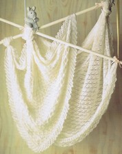 2. Baby shawl knitting