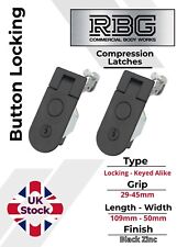 2x Compression Latch Large Lock Horsebox Locker Doors Trailer Truck Toolbox More