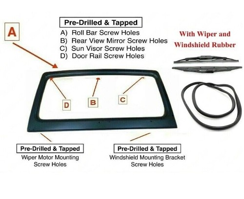 Windshield frame front - windshield,