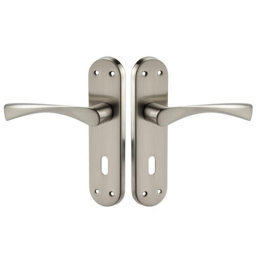 Satin chrome door - door, on