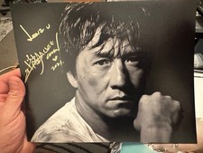 Jackie Chan Signed 10x8