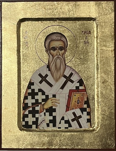 Icon hieromartyr cyprian - of,