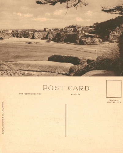 Vintage postcard newquay the - postcard,