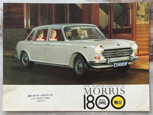 Morris 1800 car - ii, sales