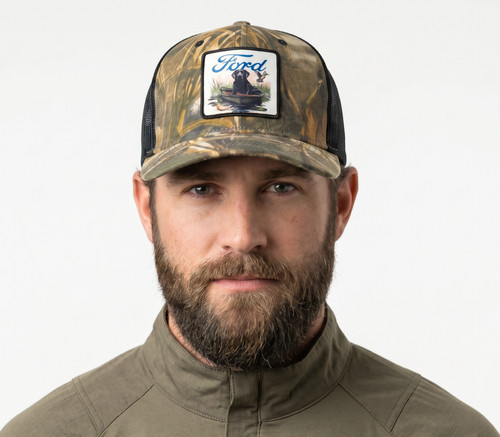 Ford camo mesh trucker hat - mesh,