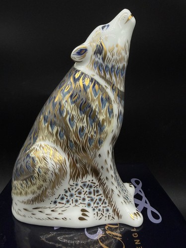 Royal crown derby wolf - wolf,