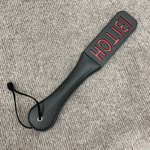 Bitch spanking paddle pu - paddle,