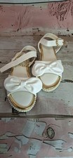 Next ivory girls sandals size