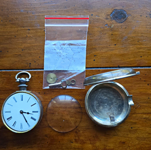Antique sterling silver fusee - antique,