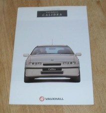 Vauxhall Calibra Brochure 1992