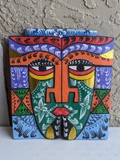 VTG Abstract Wooden Painting