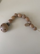 Baby Wooden Dummy Soother Holder