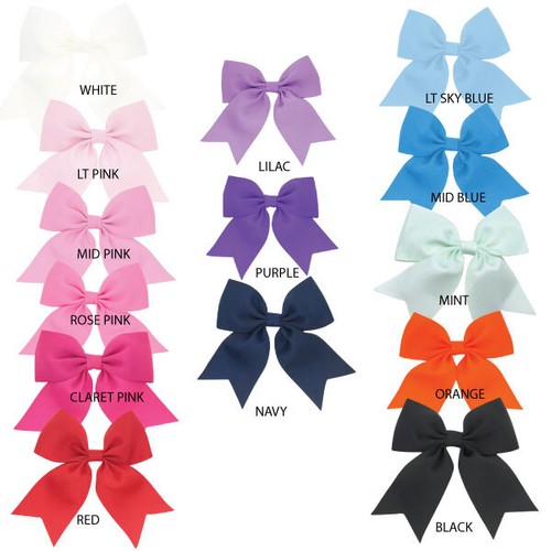 Inch girls hair bow with - 4,