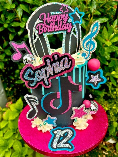 Personalised cake topper set - personalised,