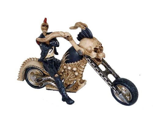 Skeleton bike - skeleton, on
