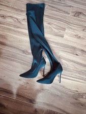 Black stretch pointy toe - black,
