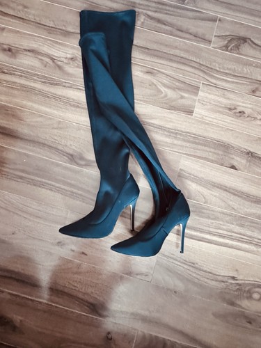 Black stretch pointy toe - black,