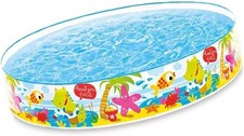 Inflatable Pool INTEX 56451NP 5 ft x 10-Inch Under The Palm Trees Snap Set Pool