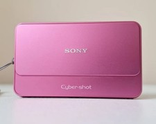SONY Cyber Shot DSC-T99 CCD 14.1MP 4x Optical Zoom Digital Camera Pink & Battery