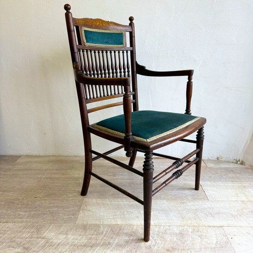 Edwardian inlaid mahogany - edwardian,