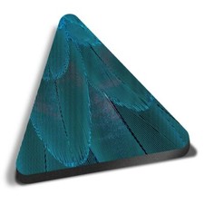 Triangle MDF Magnets - Blue