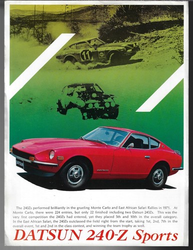 Datsun nissan 240z 1971 uk - datsun, 1971-72