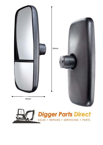 Double universal mirror - double, wide
