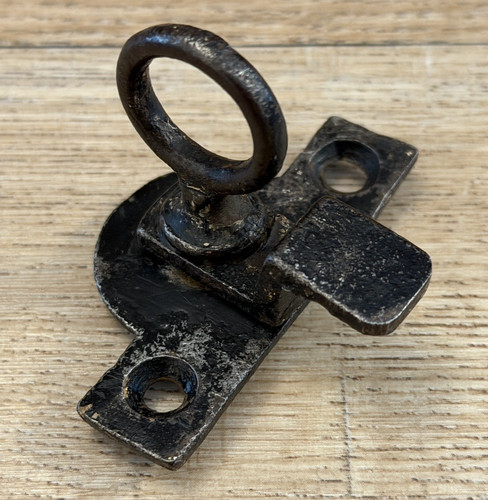 Antique iron fanlight catch - antique,