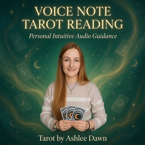 Voice note tarot reading - note,