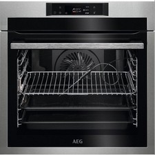 AEG BPE742380M Single Oven Electric Integrated Pyrolytic Stainless Steel GRADE A