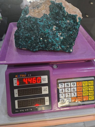Massive 46kg dioptase - 4.46kg,