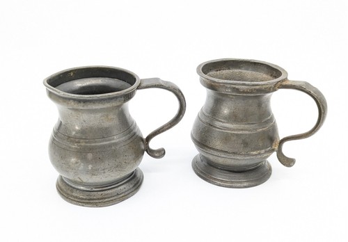 Antique pewter gill - 2,