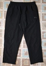 Mens Slazenger Black Joggers - Size XL (28" Leg)