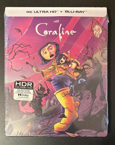 Coraline steelbook region free - steelbook,