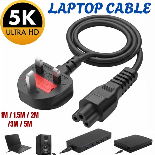 Power cord laptop plug to - power, uk