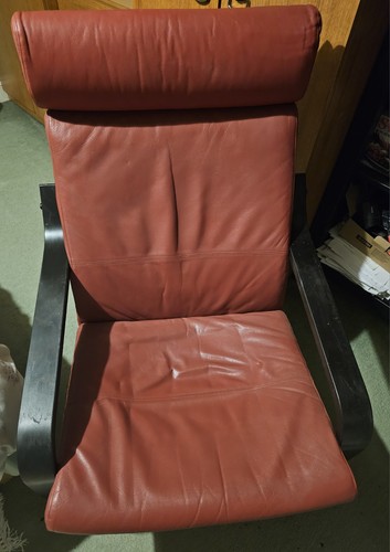 Ikea poang black chair red - ikea,