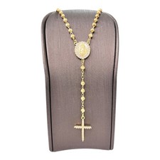 9ct 9K Yellow Gold Rosary Bead