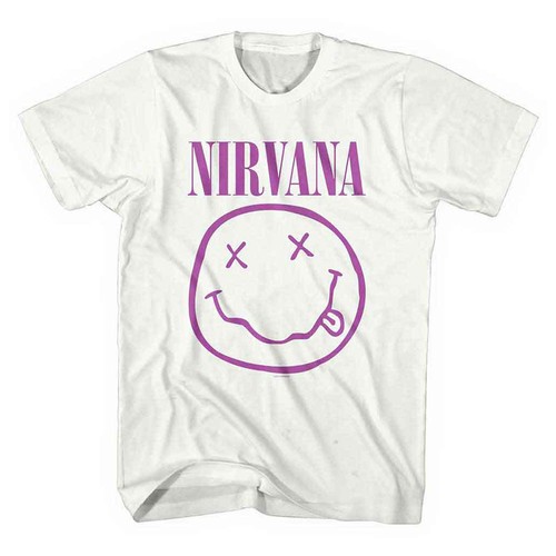 Nirvana purple grunge face - purple,
