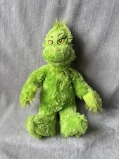 Retired BABW Build A Bear Grinch Dr Seuss Christmas Holiday Green Soft Plush Toy