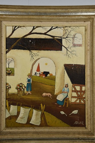 Vintage american folk art - folk,