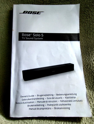 Bose solo sound - tv,