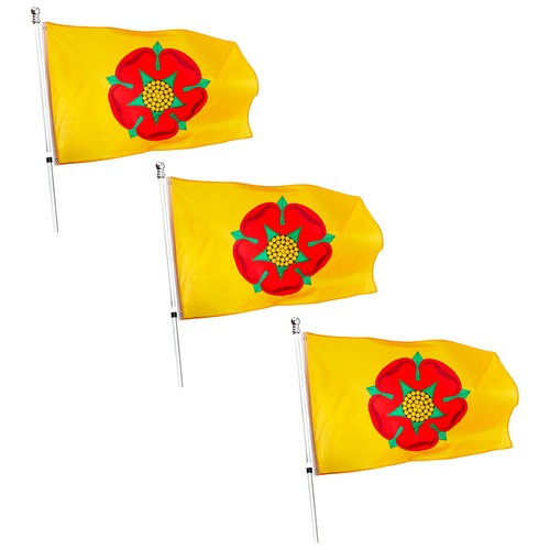 Lancashire county 5x3ft flag - lancashire,
