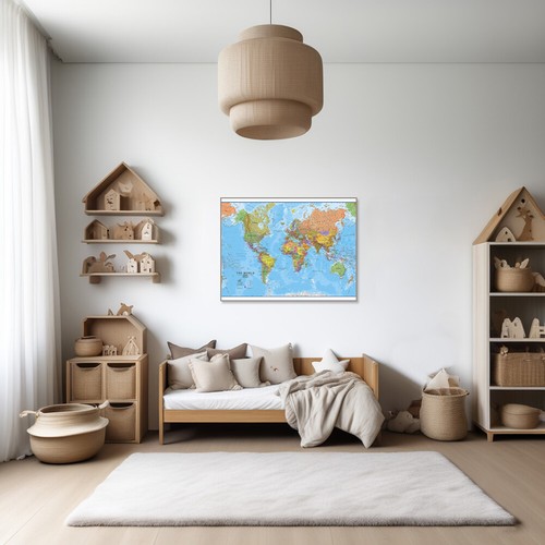 7x5ft 5x3ft world - 7x5ft, map