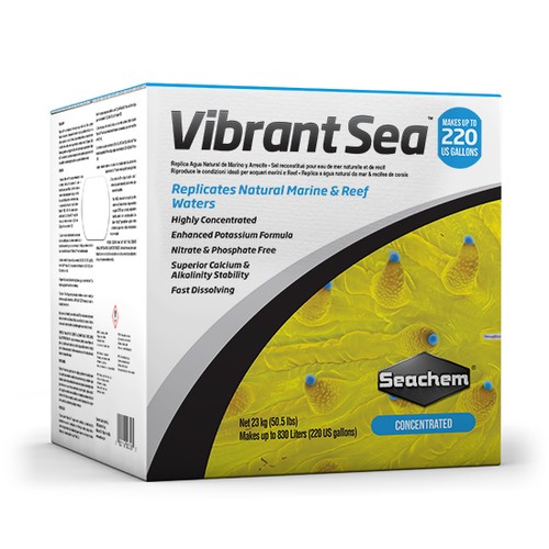 Seachem vibrant sea salt 227l - vibrant,