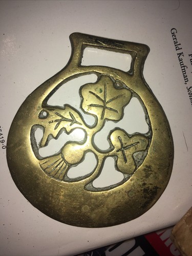 Vintage brass x 3 - brass, 3/8"